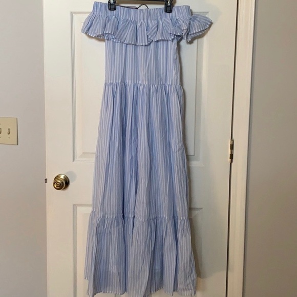 Blue and White Kapara London Dress - Picture 1 of 3
